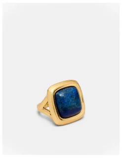Mimco Abundance Stone Ring in Cobalt