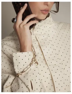 Mimco Accumulus Phone Wrist Strap in Gold