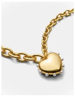 Mimco Adore Heart Necklace in Gold