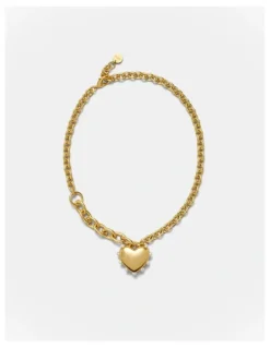 Mimco Adore Heart Necklace in Gold