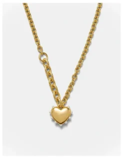 Mimco Adore Heart Necklace in Gold