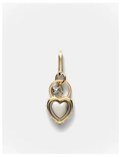 Mimco Adore Keyring in Gold Silver
