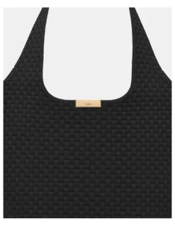 Mimco Amelie Basket Tote Bag in Black