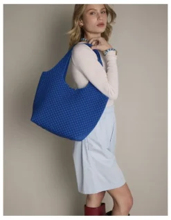 Mimco Amelie Basket Tote Bag in Cobalt