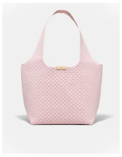 Mimco Amelie Basket Tote Bag in Pink Salt