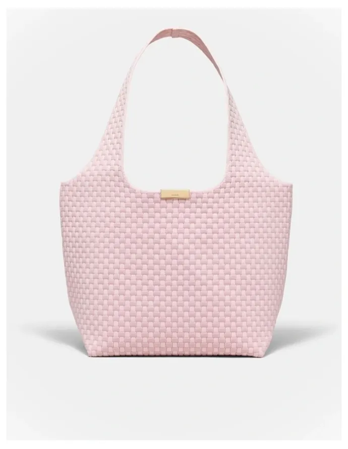 Mimco Amelie Basket Tote Bag in Pink Salt