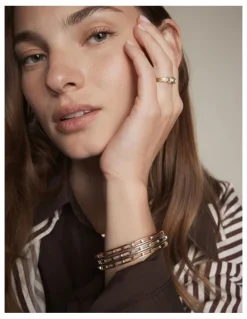 Mimco Amulet Bangle in Rose Gold