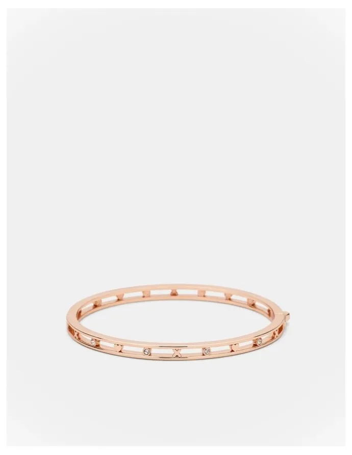 Mimco Amulet Bangle in Rose Gold