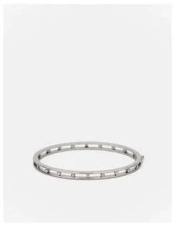 Mimco Amulet Bangle in Silver