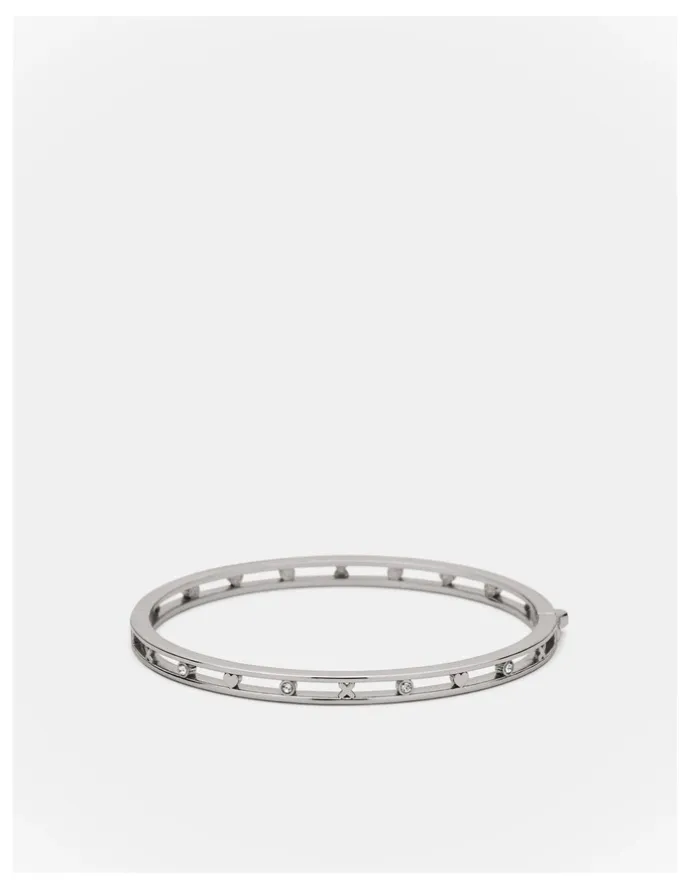 Mimco Amulet Bangle in Silver
