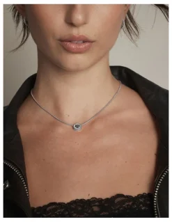 Mimco Amulet Duo Necklace in Silver