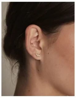 Mimco Asteria Stud Earrings in Gold