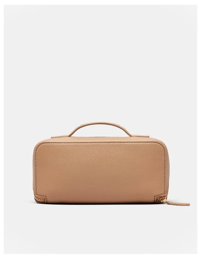 Mimco Atomic Medium Cosmetic Case in Foundation