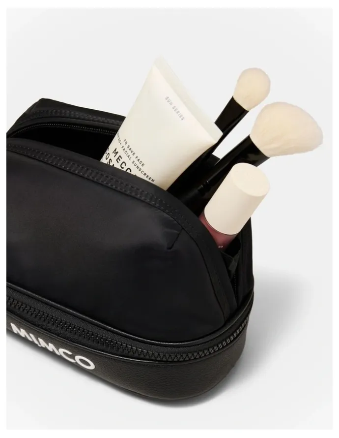 Mimco Atomic Soft Cosmetic Case in Black