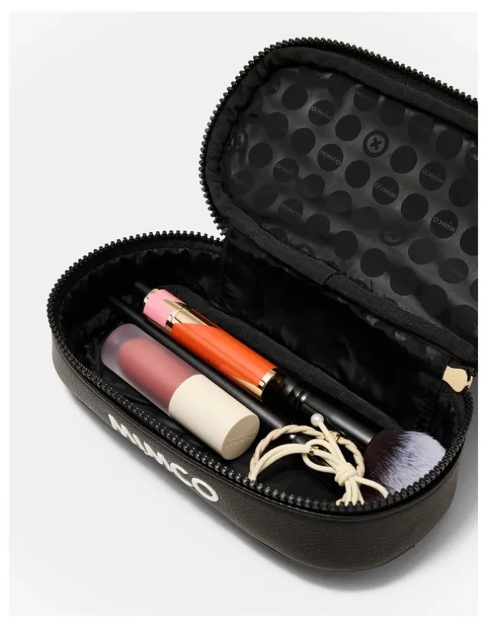 Mimco Atomic Soft Cosmetic Case in Black