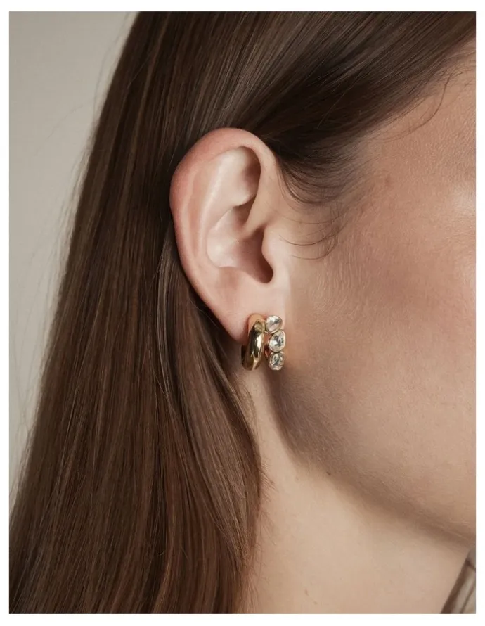 Mimco Aurelune Hoop Earrings in Gold