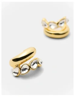 Mimco Aurelune Hoop Earrings in Gold