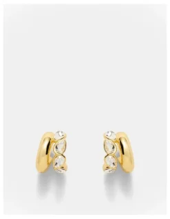 Mimco Aurelune Hoop Earrings in Gold