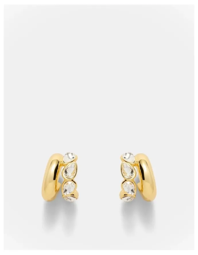 Mimco Aurelune Hoop Earrings in Gold