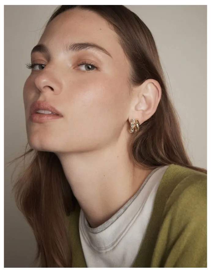 Mimco Aurelune Hoop Earrings in Gold