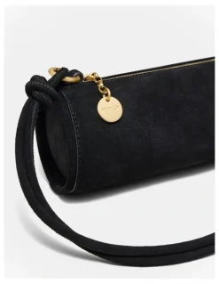 Mimco Barrel Mini Shoulder Bag in Black
