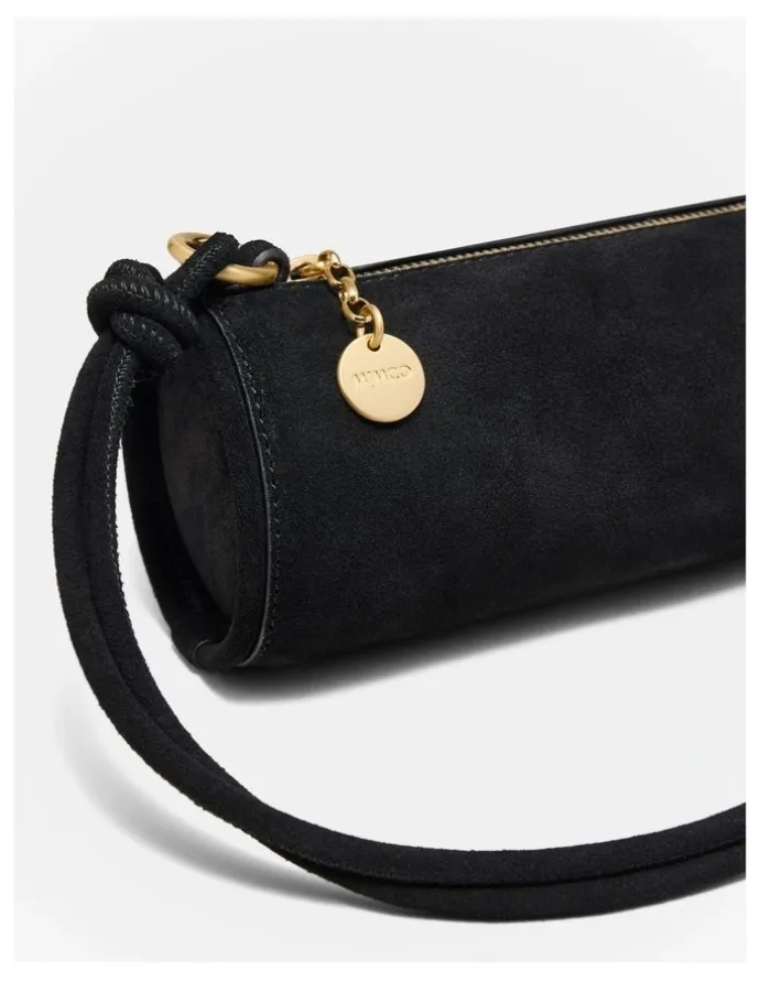 Mimco Barrel Mini Shoulder Bag in Black