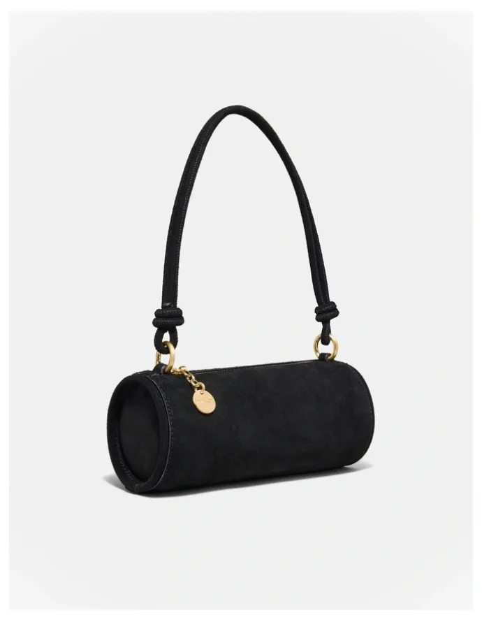 Mimco Barrel Mini Shoulder Bag in Black
