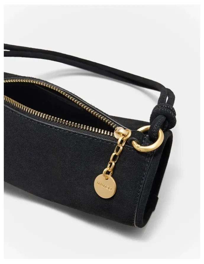 Mimco Barrel Mini Shoulder Bag in Black