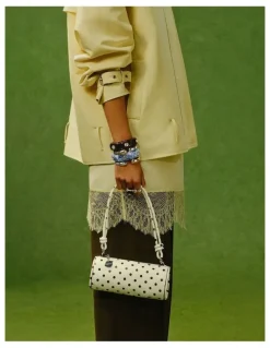 Mimco Barrel Mini Shoulder Bag in Dot Print
