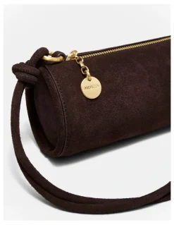 Mimco Barrel Mini Shoulder Bag in Chocolate