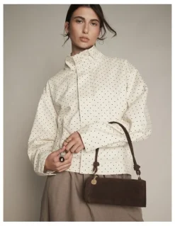 Mimco Barrel Mini Shoulder Bag in Chocolate