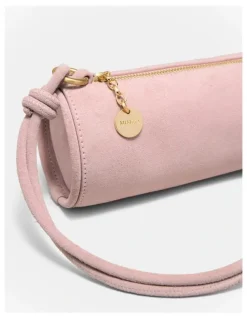 Mimco Barrel Mini Shoulder Bag in Pink Salt
