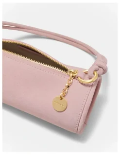 Mimco Barrel Mini Shoulder Bag in Pink Salt