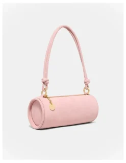 Mimco Barrel Mini Shoulder Bag in Pink Salt
