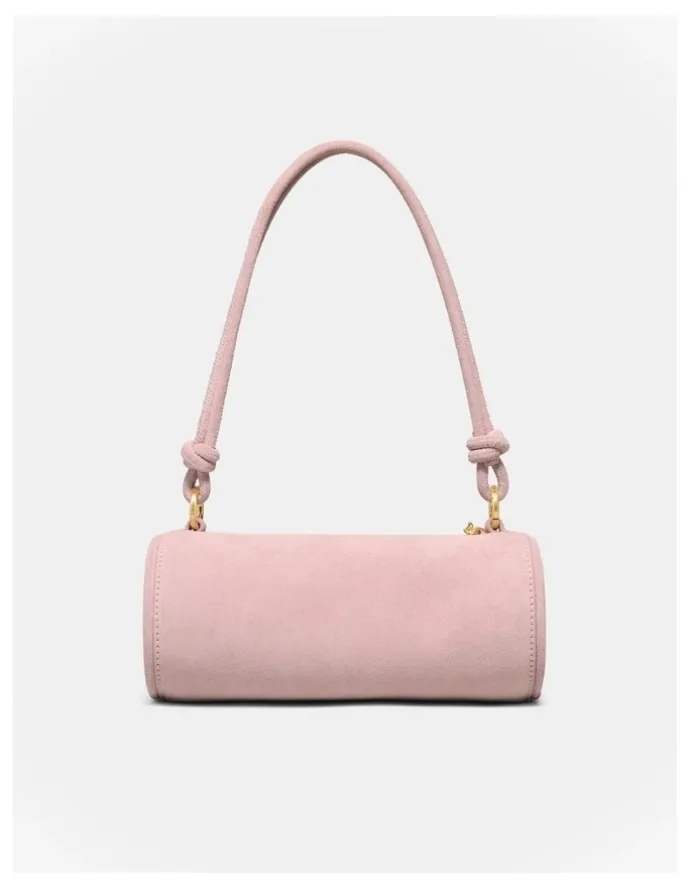 Mimco Barrel Mini Shoulder Bag in Pink Salt