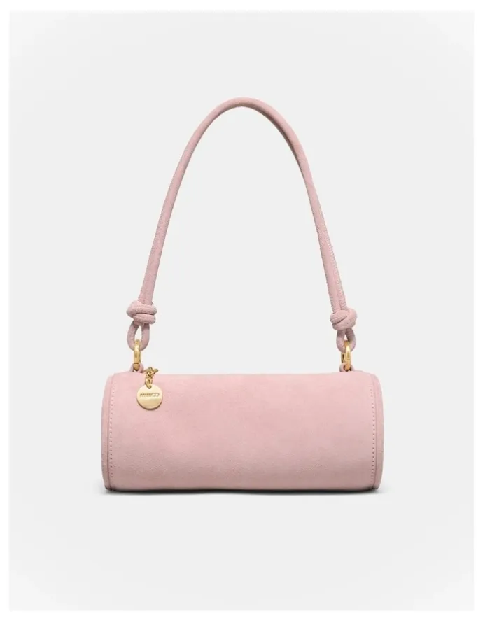 Mimco Barrel Mini Shoulder Bag in Pink Salt