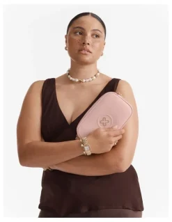 Mimco Bay Camera Pouch in Pink Dust
