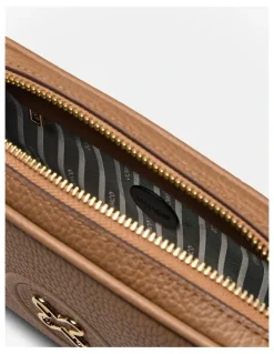Mimco Bay Camera Pouch in Caramel