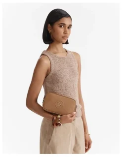 Mimco Bay Camera Pouch in Caramel