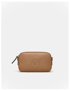 Mimco Bay Camera Pouch in Caramel