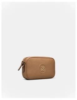 Mimco Bay Camera Pouch in Caramel