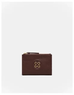 Mimco Bay Small Wallet in Mahogany