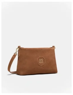 Mimco Bay Strap Crossbody Bag in Pecan