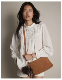 Mimco Bay Strap Crossbody Bag in Pecan