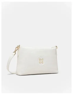 Mimco Bay Strap Crossbody Bag in White