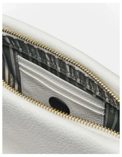 Mimco Bay Strap Crossbody Bag in White