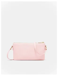 Mimco Belle Pouch Crossbody Bag in Pink Dust