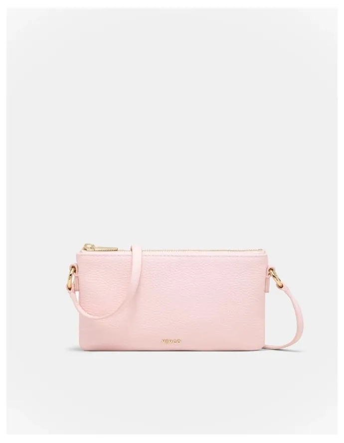 Mimco Belle Pouch Crossbody Bag in Pink Dust