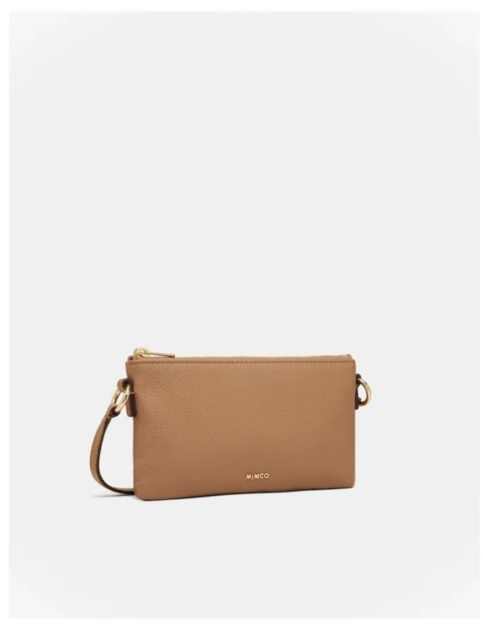 Mimco Belle Pouch Crossbody Bag in Caramel