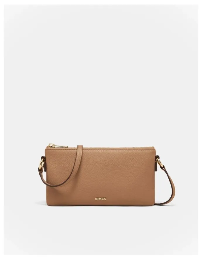 Mimco Belle Pouch Crossbody Bag in Caramel
